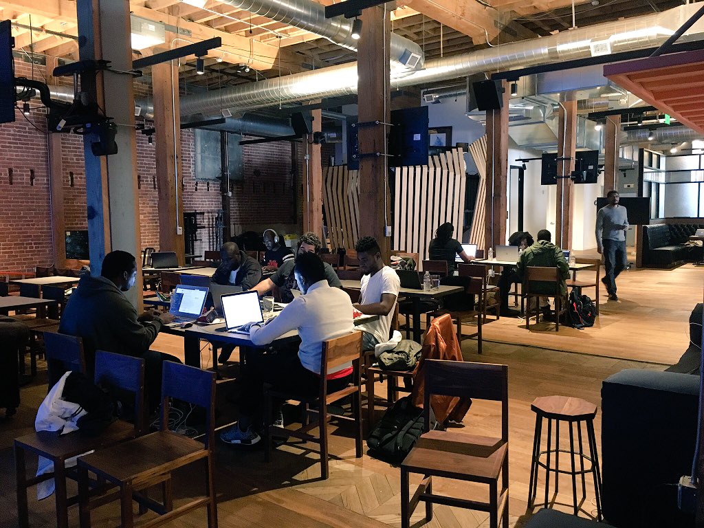 devcolororg's tweet photo. Hack Day was a success! Thanks @github for hosting us this afternoon. #devcolorsf #Hackathon https://t.co/Mqp1mKpmua