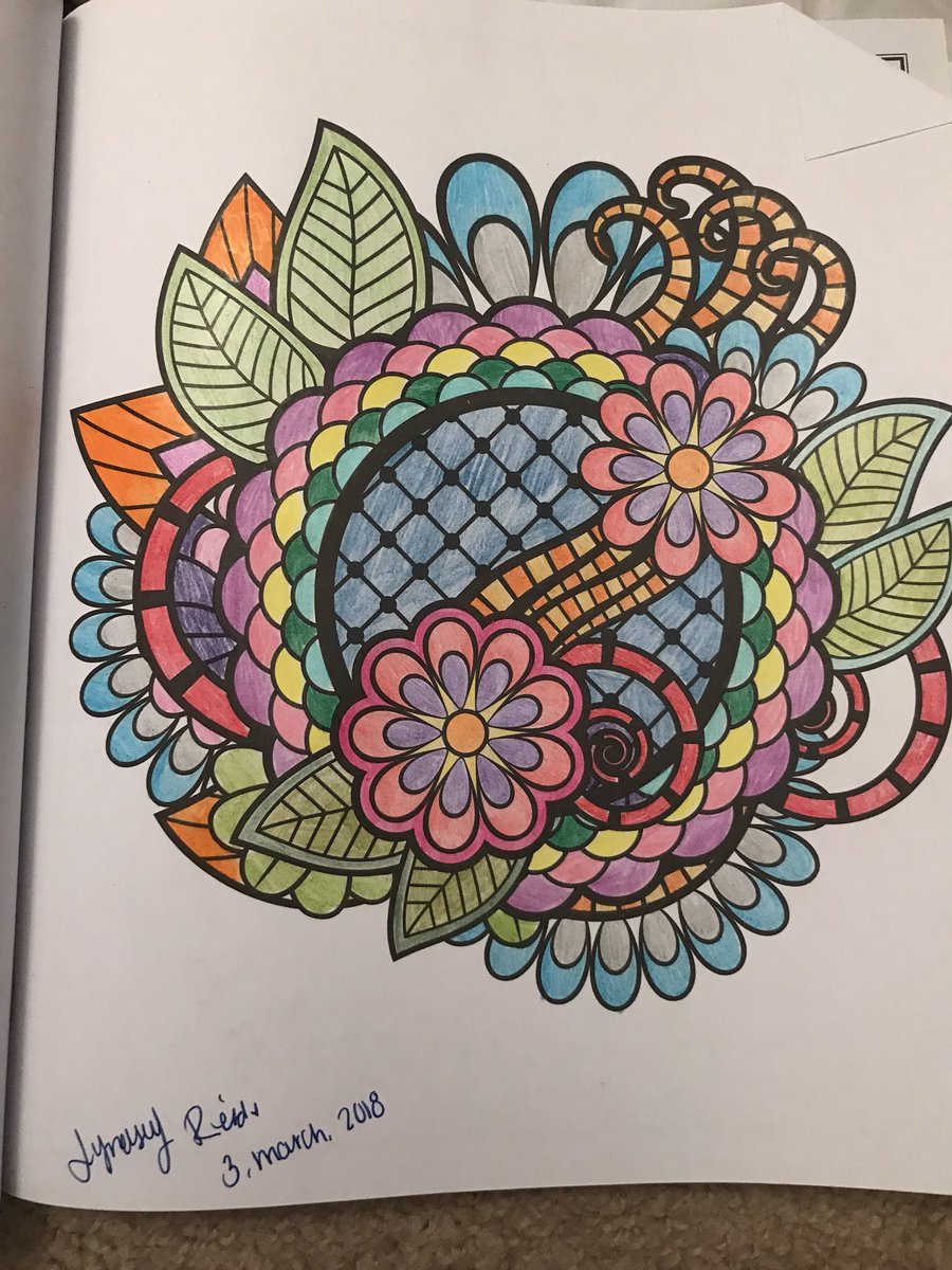 this was all i colored in the last 3 hours. i gotcaught up in my music and danced to a lot of one direction in between colouring but i finished 🖍☺️