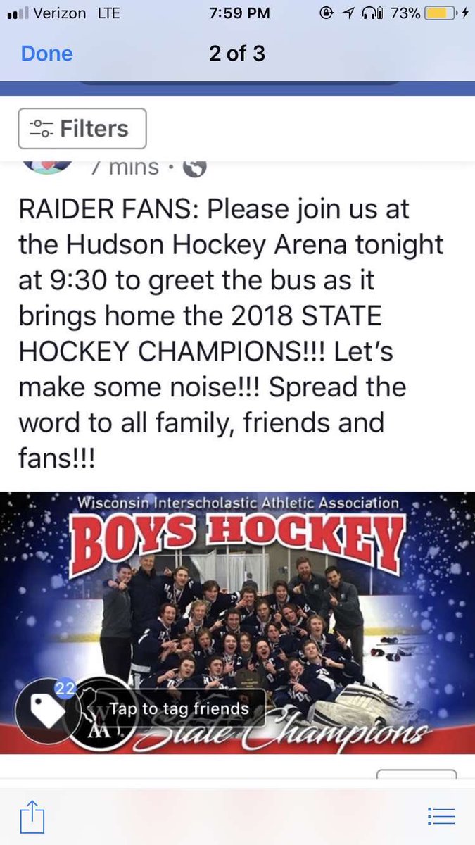 2018Creatures's tweet photo. Anyone that is available come down to the rink to welcome the boys back!! 😈 #backtoback https://t.co/2d36fyOHYk