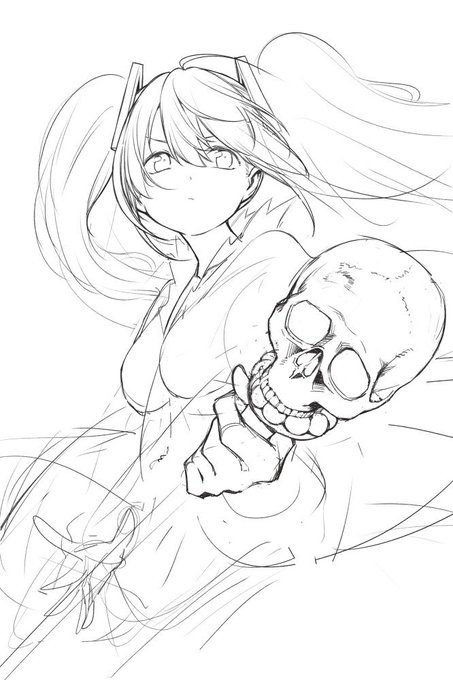 いつか完成するラフ😌 