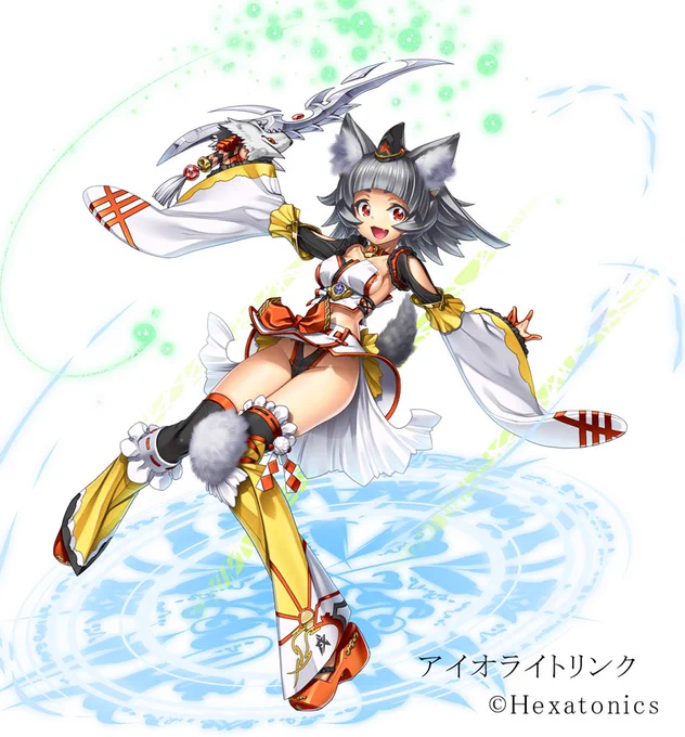 Hexatonics様の【アイオライトリンク】に描かせて頂きました「クオン」です。#アイオラ #アイオライトリンク 