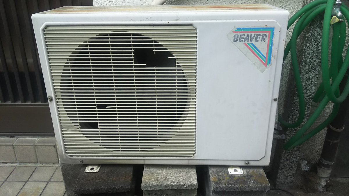ビーバーエアコン室外機 4枚羽根 左回転 #室外機