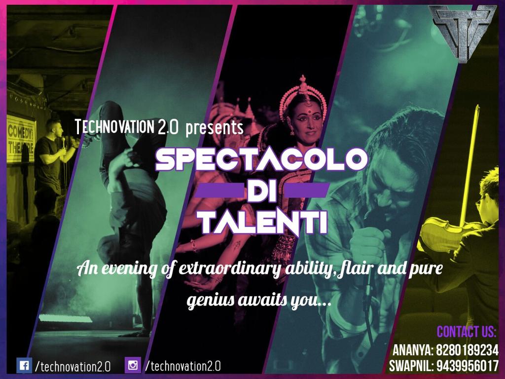 0Technovation's tweet photo. Show us what you have got with spectacolo di talenti...  #Future_is_01_click_away #talent https://t.co/6kUk7GQxS8