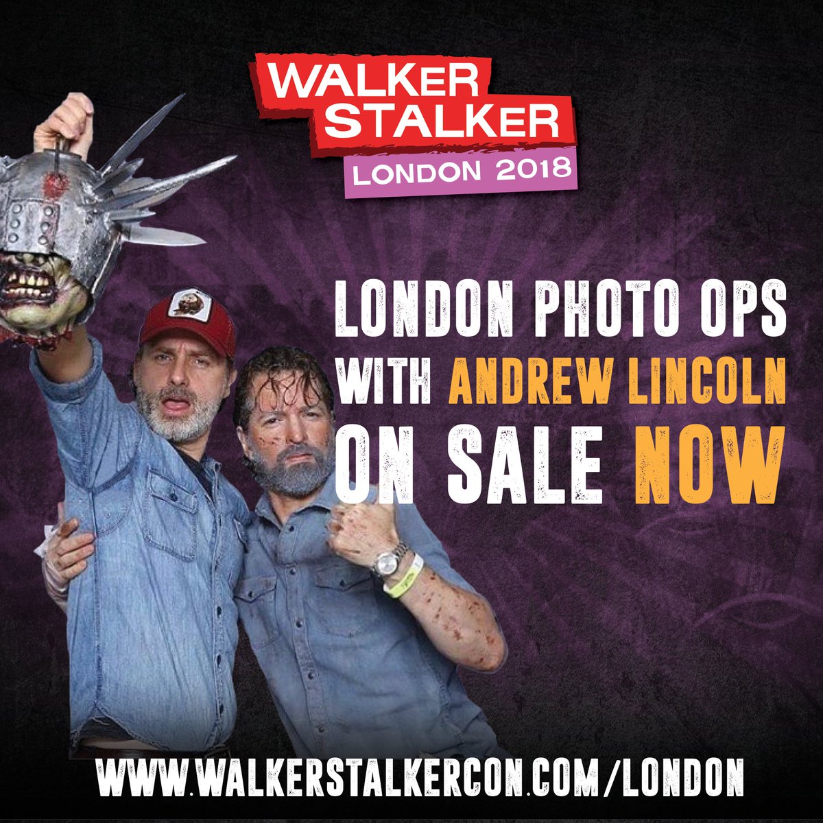 WalkrStalkrCon's tweet photo. Andrew Lincoln Photo Ops for #WSCLondon are on sale NOW!

https://t.co/UGsAMeDj3n https://t.co/UGoQm3FLsE