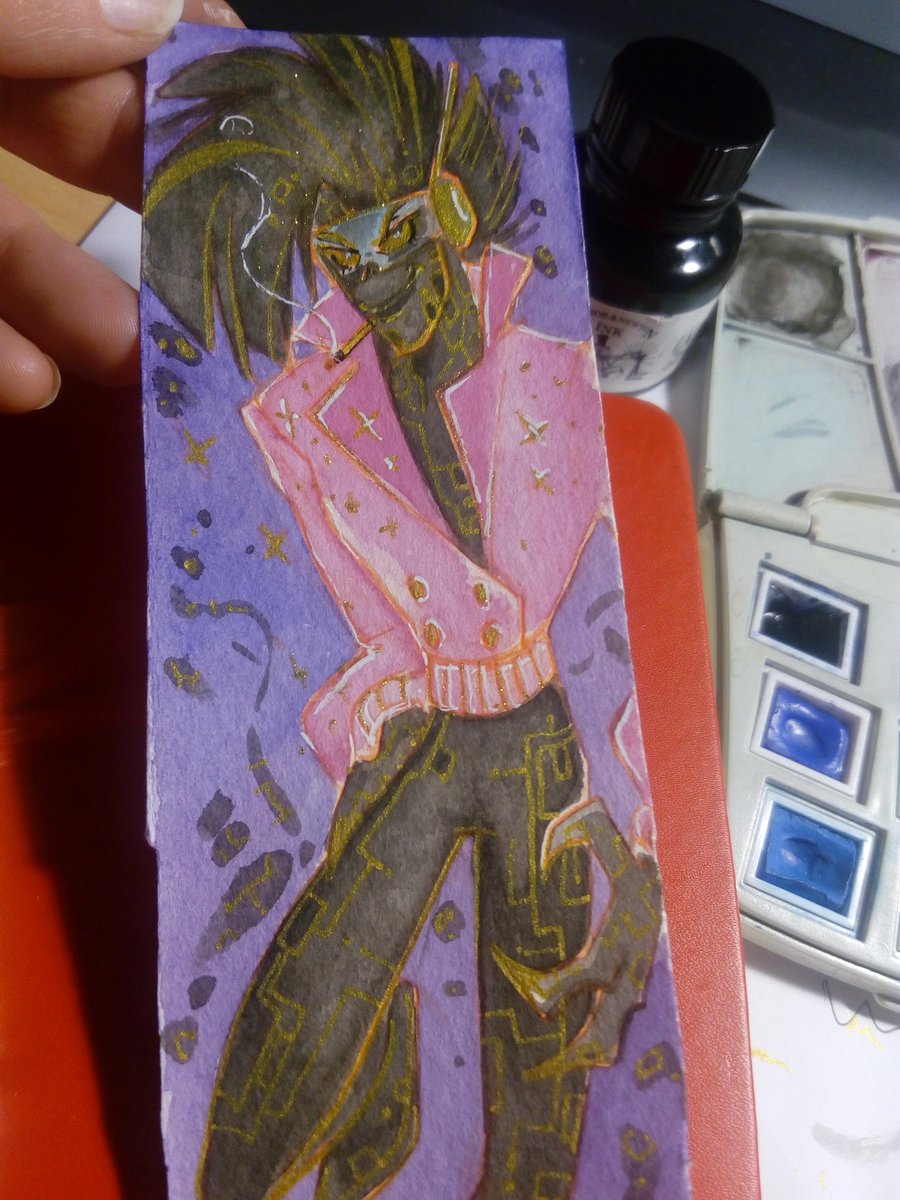 imguillamon's tweet photo. My first try to draw Warlock. @Noirmyu show me this awesome character, she is a great artist. Is so funny 😆 #nonose #warlock #newmutants #technarchy https://t.co/v5pP0PMweH