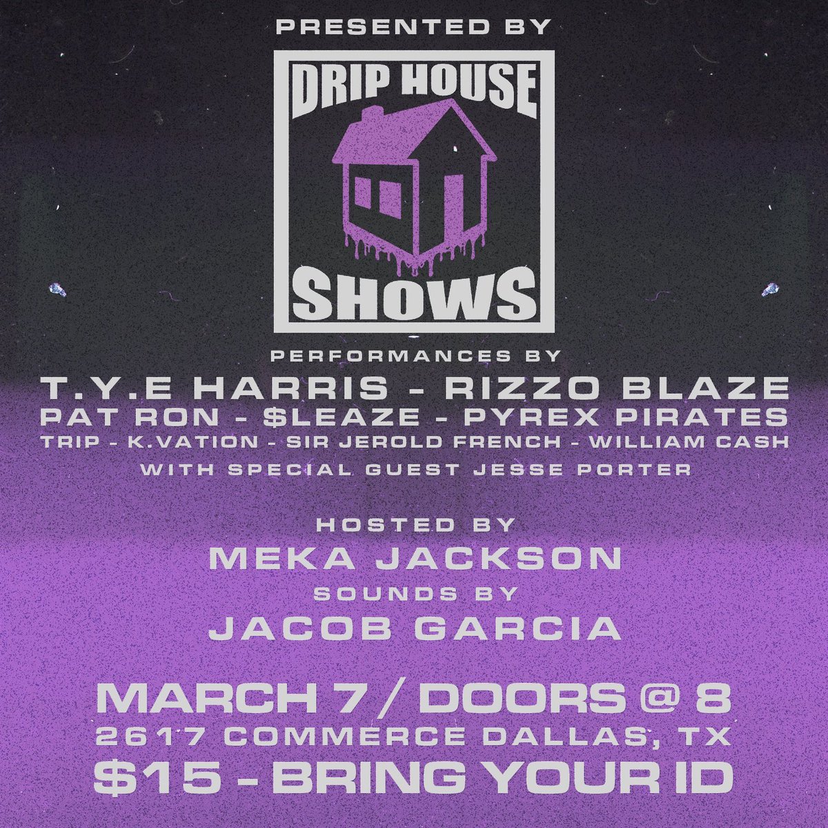 SirJeroldFrench's tweet photo. Oh shit. Is this a thing?

T.Y.E Harris?
Rizzo Blaze??
PxP???
Pat Ron????
$leaze?????
@ RBC?!
Meka Hosting?!?!
Jacob Garcia spinning?!?!?!

I get to what?!?!?!?!?!

Aight bet. I'll see you there. https://t.co/a2Vr9370lb