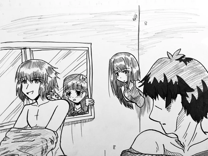 4F更衣室
まゆP「事務所内の銭湯としても、こうして男同士の裸の付き合いも悪くねぇよな」
武内p「ええ、そうで…す…!?」 