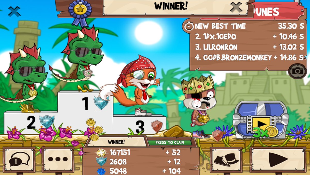 fastestrunners's tweet photo. Congratulations @1GHAD0SH for setting new fastest time on Dusty Dunes with 35.30s 🔥 👏 https://t.co/H9u6YjxBad