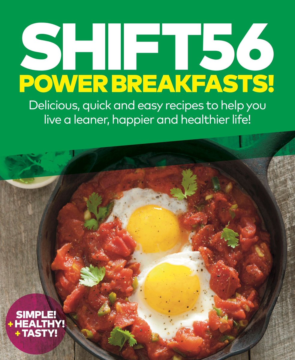 shift56's tweet photo. Start Sunday strong with a quick, easy and delicious recipe from our FREE #SHIFT56 Power Breakfasts guide!⚡️
Get it now at https://t.co/vu5HidR8Hs for loads of delicious and nutritious breakfasts and tons of happy habit tips! 💛 https://t.co/9pwnSjzepR