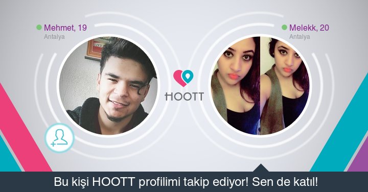 #HOOTTapp HOOTT süper! Takipçilerime gözat hemen. HOOTT ile eğlen! goo.gl/jPUaB0