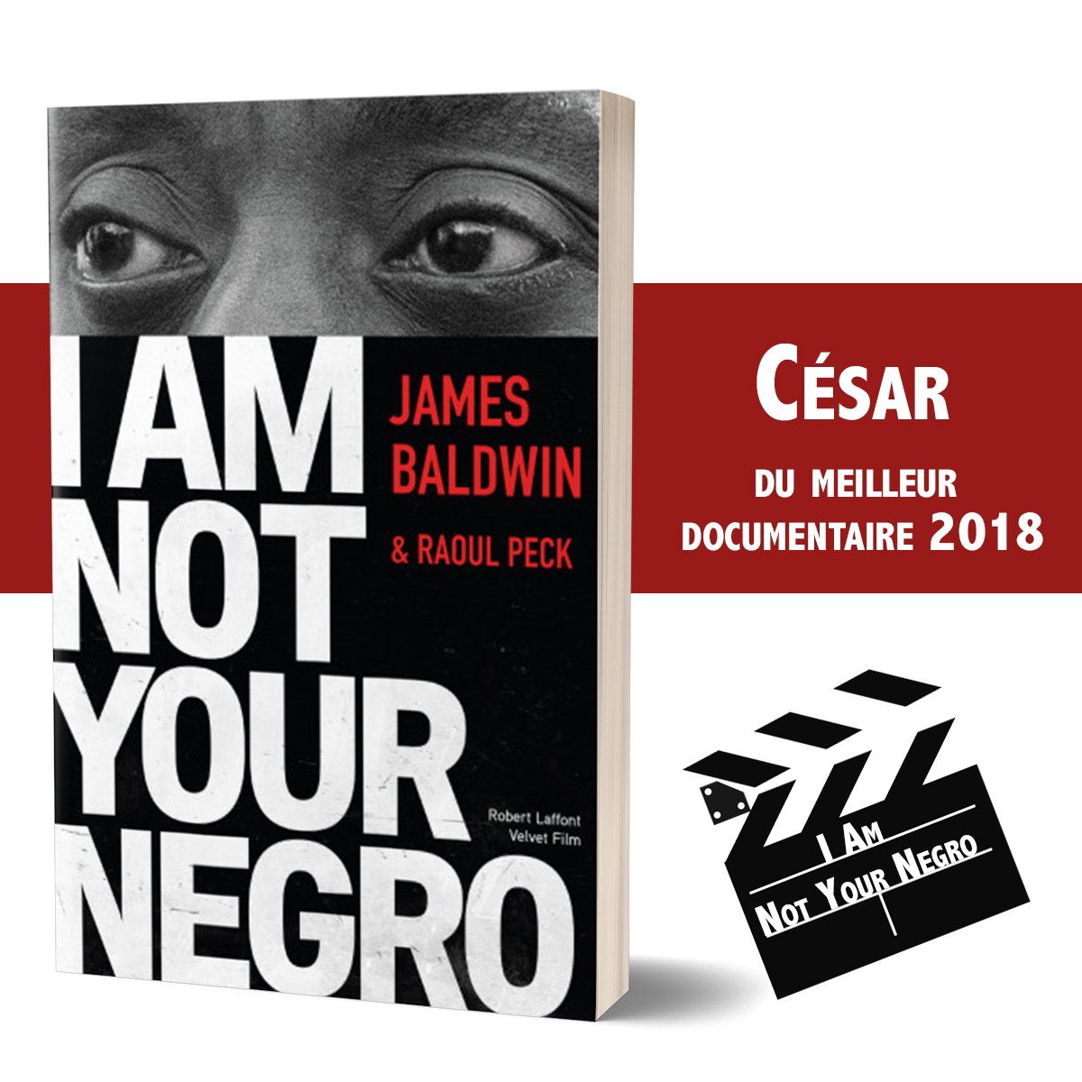 robert_laffont's tweet photo. Félicitations à @IAmNotYourNegro qui remporte le César du meilleur documentaire 2018. 👏
#Cesar2018 #IAmNotYourNegro #MeilleurDocumentaire https://t.co/S4puLcfdMU