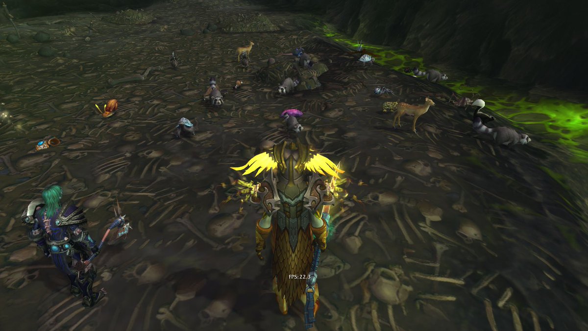 YourJacketTho's tweet photo. uhh.... what the heck is goin' on here, woodland critters of the #BrokenShore ????? #suss #warcraft https://t.co/pjTYVhJ5j5