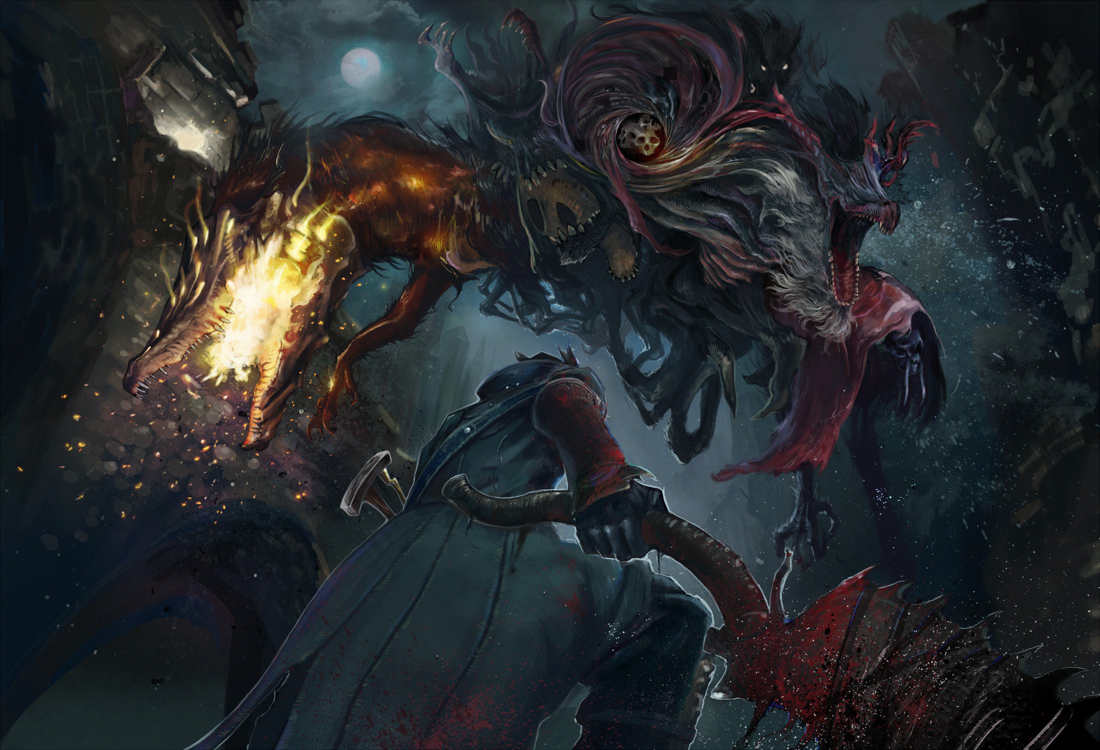 芝生の頭 Bloodborne ブラッドボーン モンハンを問題なくプレイできるならブラボも大丈夫だから安心してフリープレイしてどうぞ そしてdlcにも興味を持って T Co Nlepy921lz Twitter