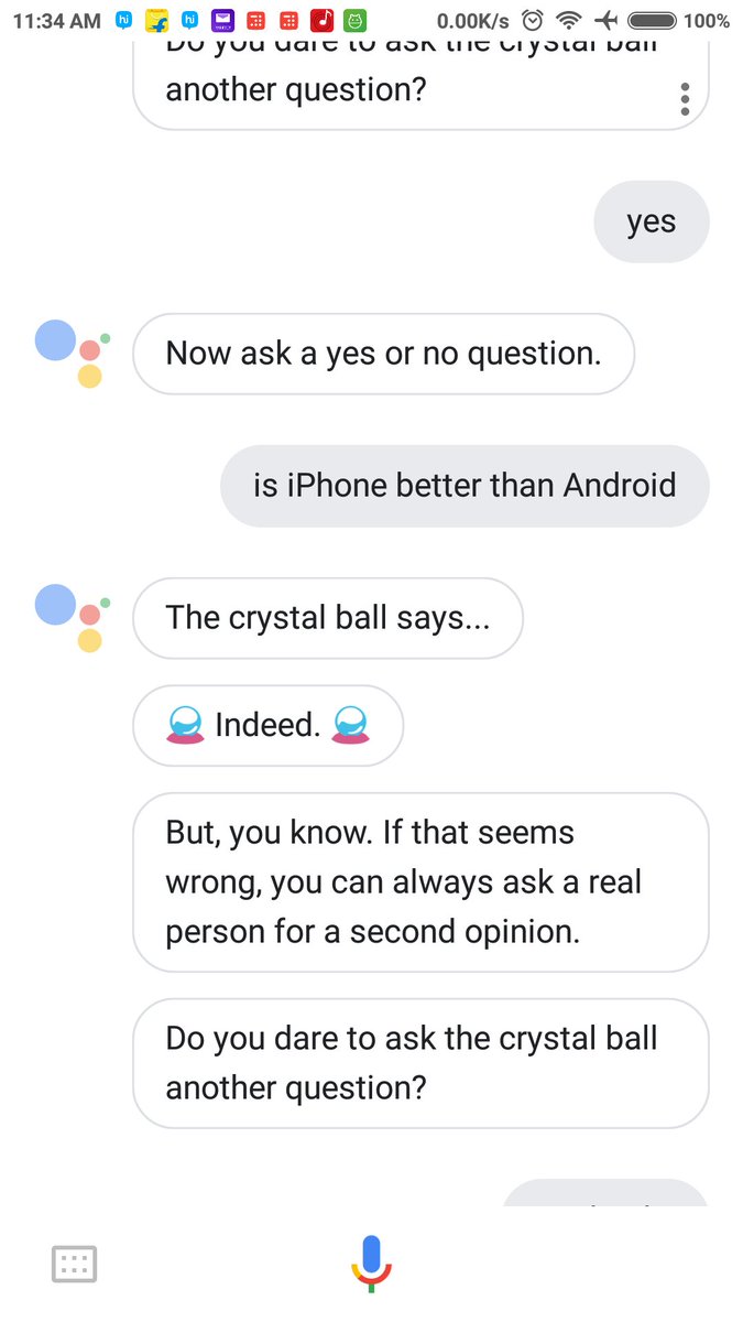 shivamb45's tweet image. #google_assistant #iphonevsandroid #crystal_ball_game @GoogleIndia @beebomco @tejasupmanyu
