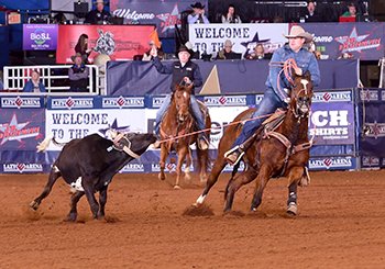 TwisTEDRodeo's tweet photo. Californian Jordan Ketscher regained the lead Saturday night during the fourth round of the #CTEC18, and Cash Myers moved back into contention and into second place after a fourth-round winning 51.0-second round. https://t.co/v0Vl6LUxGE https://t.co/PI5ZCq6iZW