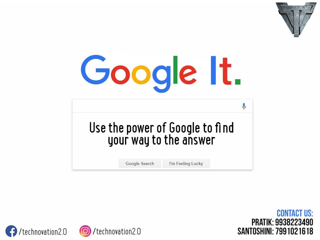 0Technovation's tweet photo. Use the google encyclopedia to win this game...  #Future_is_01_click_away #evenr https://t.co/mOOKkHl3N6