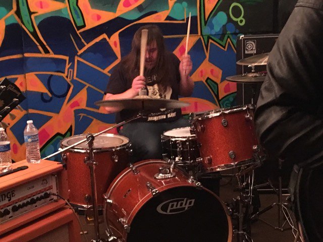 nwiMurderLog's tweet photo. Ayy catch me swapping bass for drums with @CountTheorNWI on the 24th.

Who needs a consistent lineup anyways? https://t.co/EdyNj0vXyp