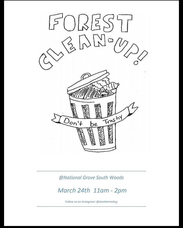 There will be donuts and coffee!! We hope to see you there 😊 #forest #forestcleanup #cleanup #dontbetrashy #gogreen #reducewaste