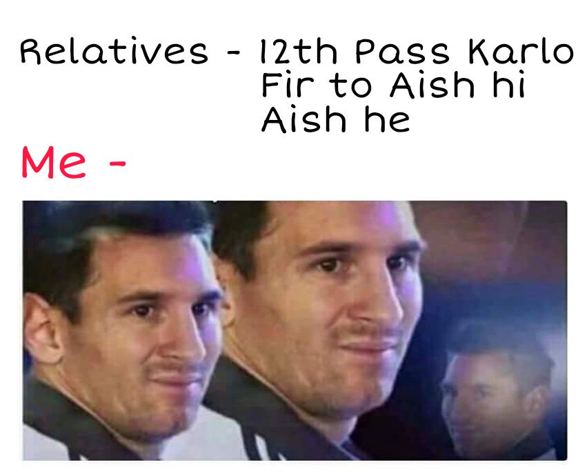 JabraDost's tweet photo. Like Page For More ( Its Free) 😂

#Realtives #Jokes #Meme #Funny #Comedy #Posts #Exam #ExamJokes https://t.co/ZVZYvBZYcy