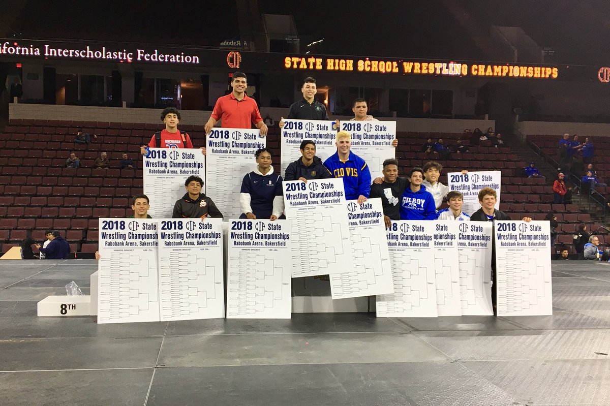 CIFState's tweet image. 🏆 CIF STATE CHAMPIONS 🏆 

#CIFwrestling