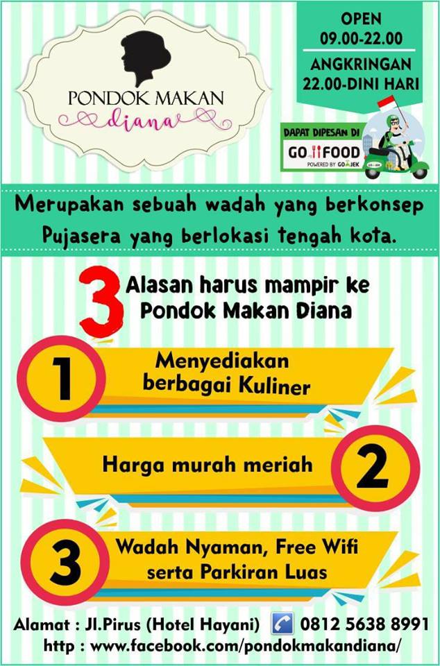 PondokDiana's tweet photo. Tenant Pondok Makan Diana buka hari ini :
Nasi Goreng Beibs 
Soto Makassar, Sop Iga sapi 
Ayam Bakar, ayam goreng lalapan, seblak, tahu gejrot 
Bebek Gepuk
Soto Banjar, Nasi Rawon 
Es Bruap
dan lain-lain https://t.co/EfTZpFKY03