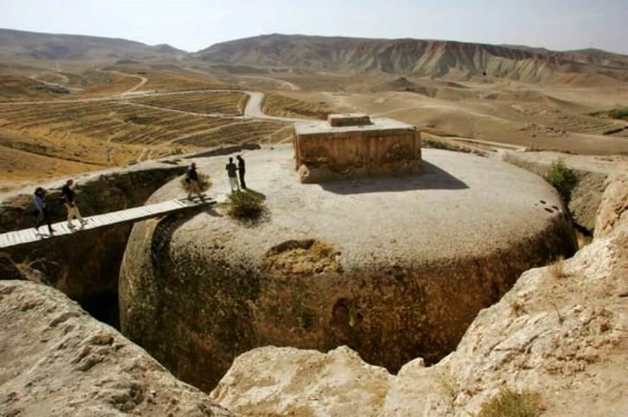 4th Century A.D Buddhist Stupa also Known as Takht -e-Rostam In Samangan Province of Afghanistan