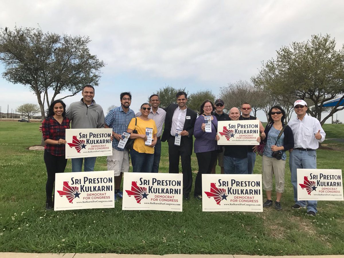 AsianDems's tweet photo. @AADC_CO Chair flew to Houston joining @HelenShih_AADC Chair canvassing with @SriPKulkarni today. We need Asian Americans' voices in the Congress. #Sri4Congress #AsianDems #AADC #TurnTXBlue2018 https://t.co/9JNWXoIrVS