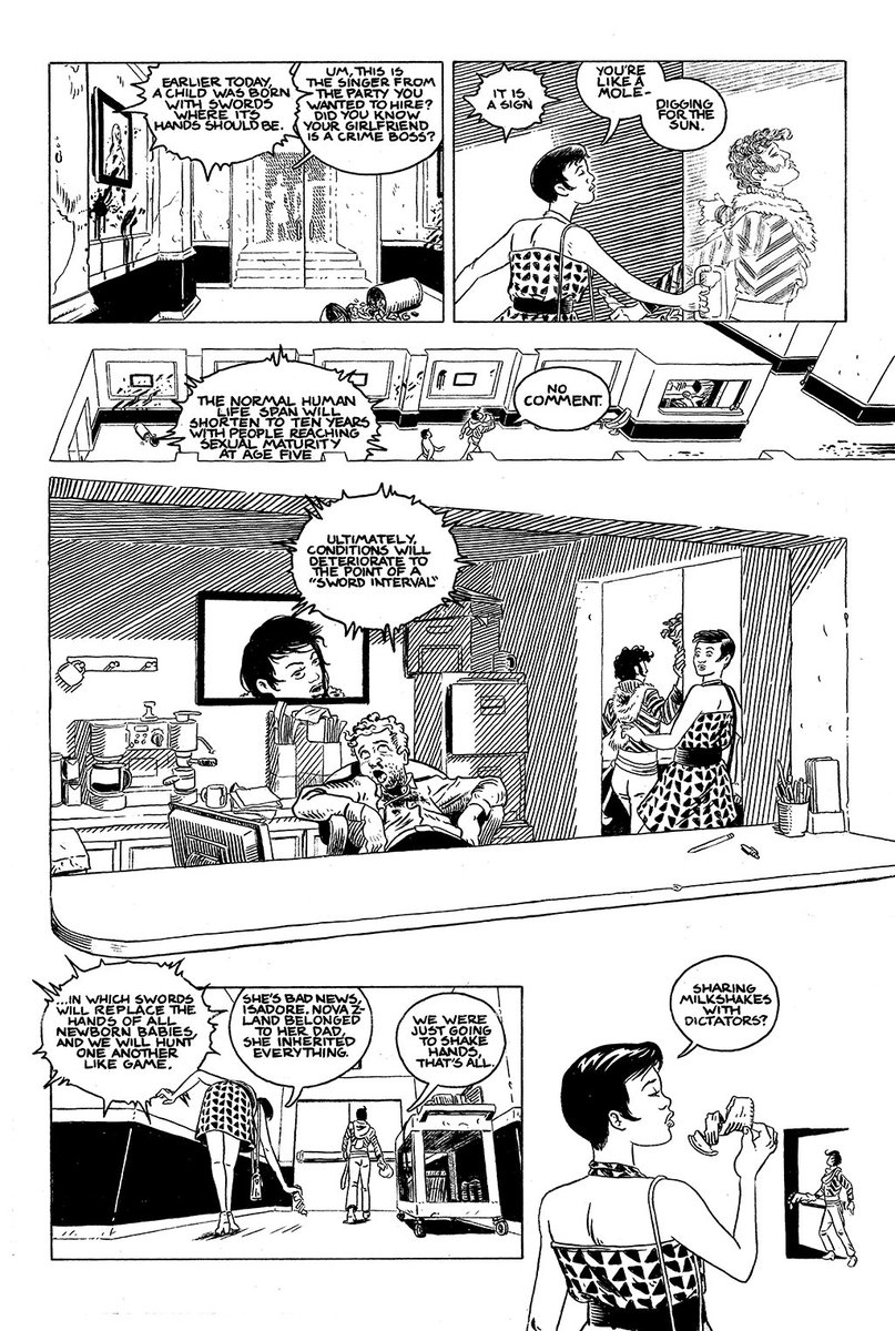 ianmacewan's tweet image. Some pages from The Yankee for #sequentialsaturday, by me and @floating_world