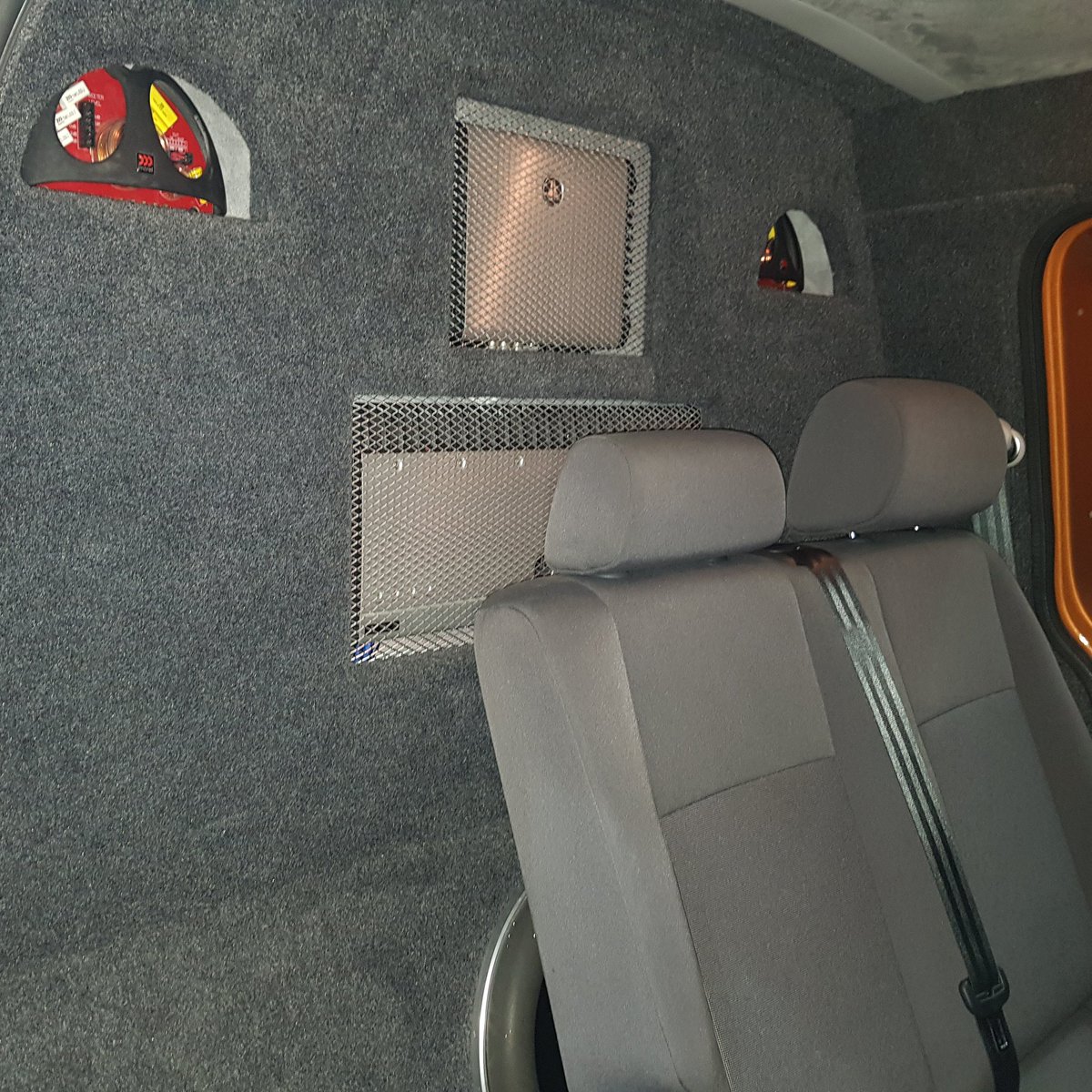 TheAudioBoyz's tweet photo. jlaudiouk: RT skiptoncarradio: It's finished. This week's install in a new caddy. Complete top spec jl audio system in a bespoke bulkhead. #vw #volkswagen #caddy #jlaudio https://t.co/66hEZQxIUF