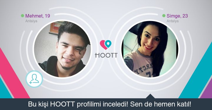 #HOOTTapp Yakınındaki kişilerle sohbet etmek için HOOTT indir. HOOTT ile Eğlen! goo.gl/jPUaB0