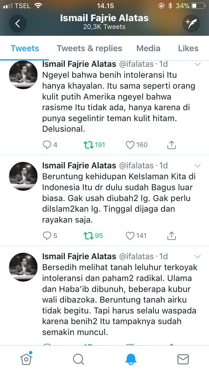 sahaL_AS's tweet photo. Kegalauan Habib @ifalatas..... Radikalisme dan intoleransi itu nyata, bukan khayalan atau rekayasa. Mari kita jaga negeri ini dgn melawan kaum intoleran dan radikal yg menebarkan hoaks, kebencian, dan kekerasan atas nama agama. Yg mendukung seruan ini please erte :) https://t.co/KEB74luS0x