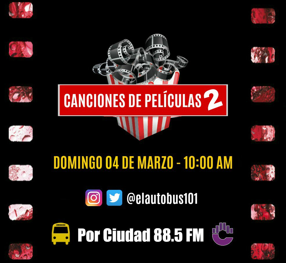 elautobus101's tweet photo. Domingo 04 de Marzo - 10:00 am - Por Ciudad 88.5 FM https://t.co/lFxH9KwdoS