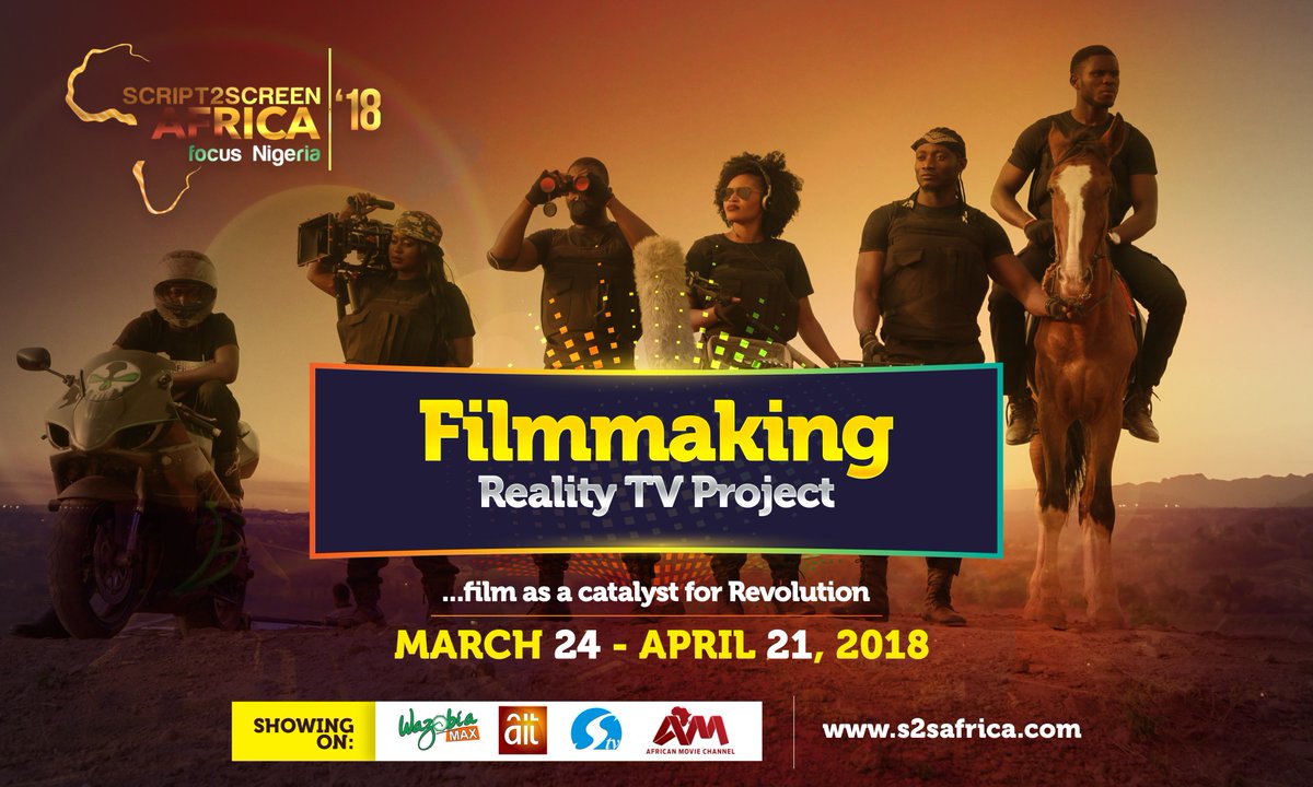 itsdumkenenna's tweet photo. #Script2ScreenAfrica 2018 Filmmaking &amp; Acting Reality TV Show coming your way from #Mar24 - #April21 Visit https://t.co/o5rwqARyPt | Enq. 0861704676. https://t.co/zTcAp1Aorb