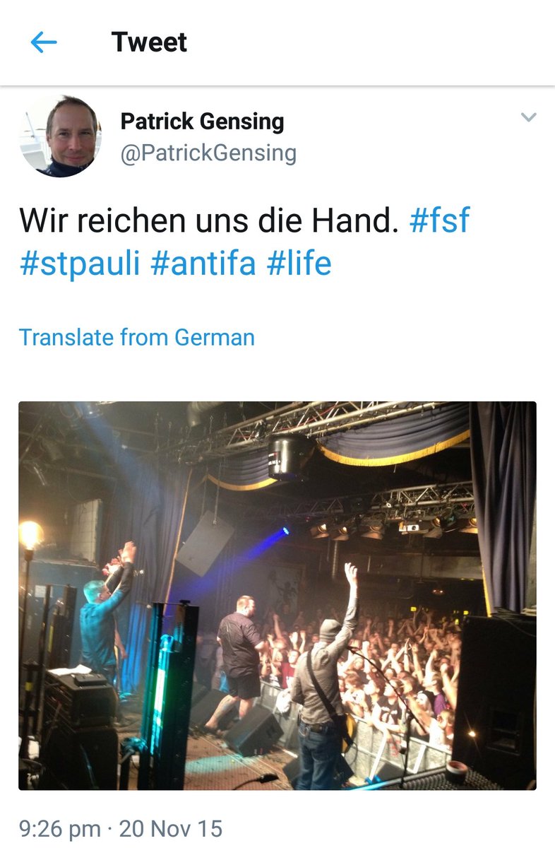 Beatrix_vStorch's tweet photo. "Journalist" und @tagesschau-Faktenerfinder @PatrickGensing hat den Tweet gelöscht, mit welchem er sein "#Antifa #life" feiert. Der #Staatsfunk ist durchsetzt mit Personen, die objektive Berichterstattung qua Vita nicht liefern können. Deswegen #NoBillag und #GEZabschaffen. #AfD https://t.co/u6phu9UuwV
