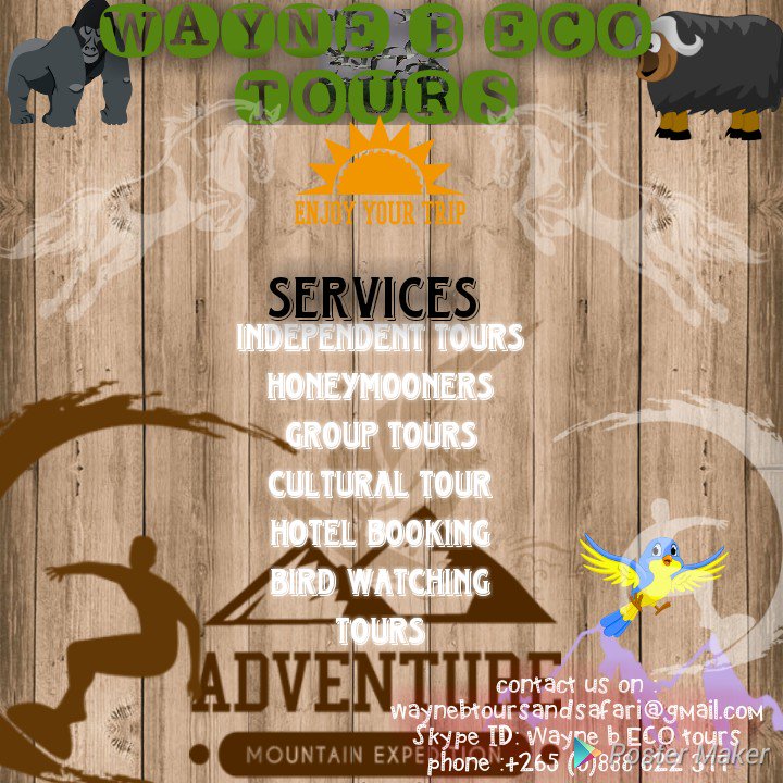 WAYNE B ECO TOURS (@waynebtoursand1) on Twitter photo 