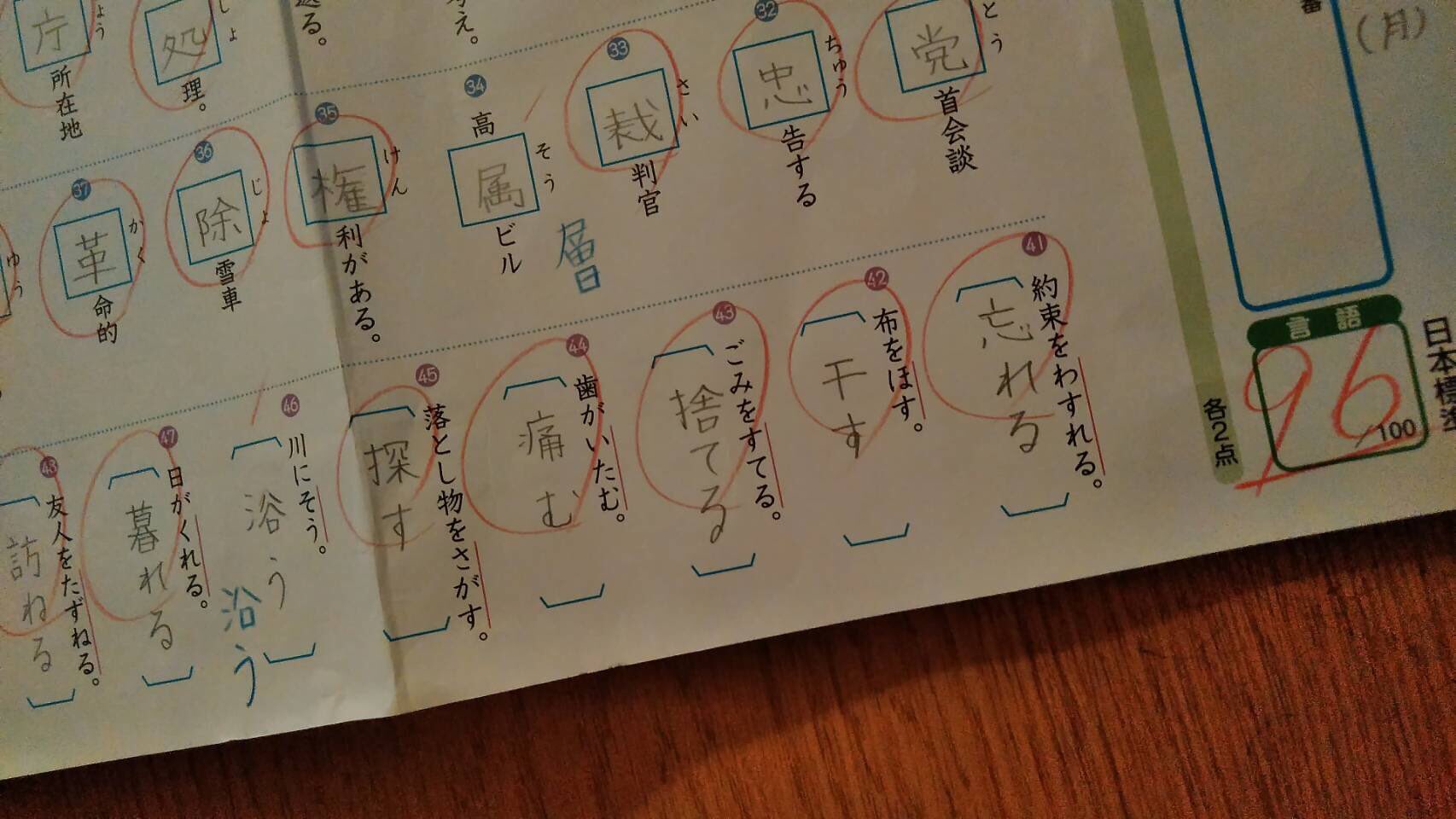 Aquanext こんばんワイルドだろ 皆さんは漢字50問テスト 知ってますか 6年生最後の結果は 96点 悔しいです 口 ノ中学校はもっと頑張るぞ 実は今日レッスンないのに間違って近くまで行っちゃったぜ ワイルドだろ 笑 せらたん T