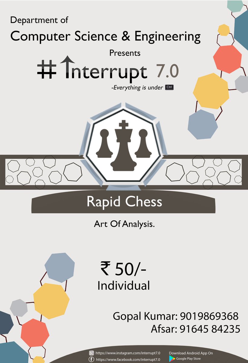 interrupt7_0's tweet photo. #interrupt7 #drait #computerscience #coding #design #departmentfest #festsofdrait #cse https://t.co/vU5J7vUkZF