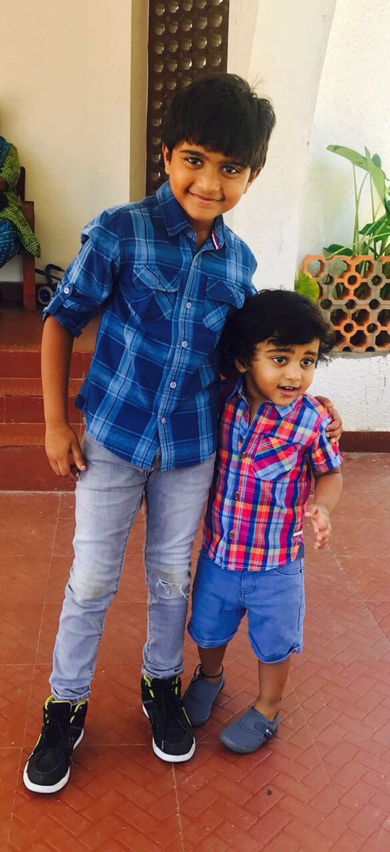 vikranth_offl's tweet photo. #brothers #soontobe2 #birthday month #shopingstars #terribletwo's#Yash #vivinvinayak☺️ https://t.co/uvvh45XByX