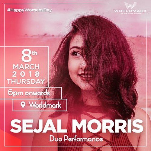 WorldmarkDelhi's tweet photo. Get ready to catch the musical performance by @MorrisSejal at Worldmark Aerocity. Don't miss to enjoy your moment of glory by getting clicked on the Wonder Woman couch. Get your nail art done for free at Worldmark Aerocity.
#WomensDay #WonderWomen #DuoPerformance #Music #NailArt https://t.co/HIkcZr8eyk