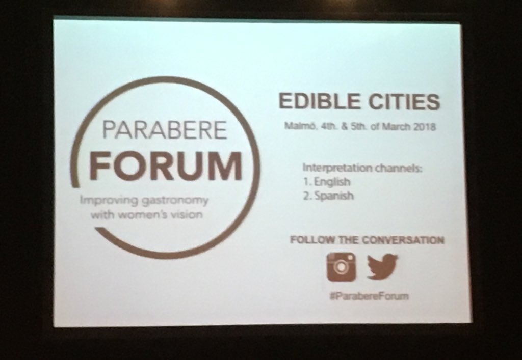 The show is about to go on here <a href="/ParabereForum/">Parabere Forum</a> Day 1 &amp; Excited to hear from @GrowUpBox @dearindira <a href="/yallatrappan/">Yalla Trappan</a> <a href="/RudeFoodMalmo/">Rude Food Malmö</a> <a href="/Laratroly/">Lara T Gilmore</a> <a href="/painpoilane/">painpoilane</a> @TrineHahnemann <a href="/pour_drink/">Pour_Drink</a> <a href="/LisaAbend/">Lisa Abend</a> <a href="/ReneRedzepiNoma/">Rene Redzepi</a> <a href="/canabalmaria/">Maria Canabal 🇺🇦</a> #chefslead