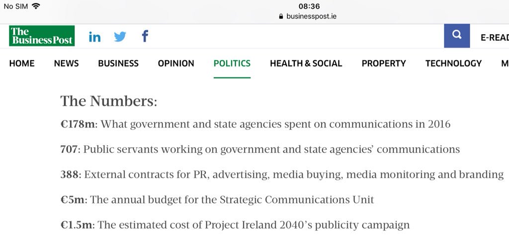 EOBroin's tweet photo. “Spinning out of control” Great piece by @oconnellhugh in today’s @sundaybusiness https://t.co/FlkUY2ROeT https://t.co/jJfVSLbIuG