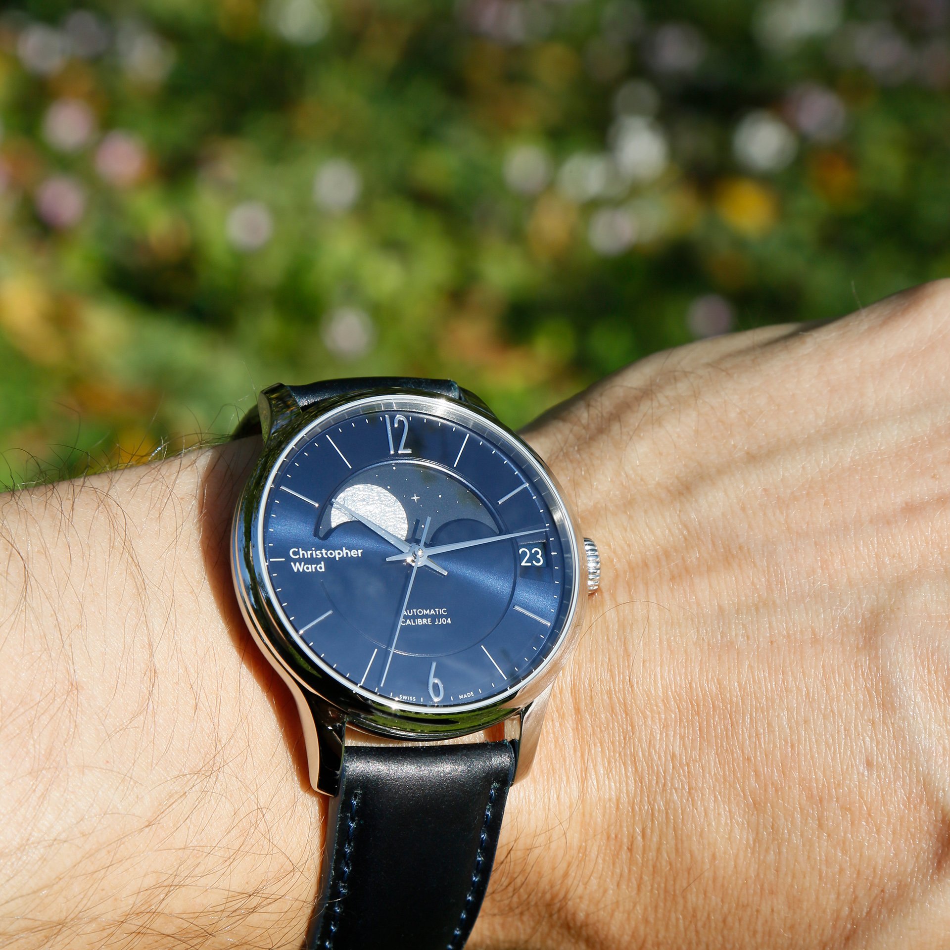 Nicolas Esposito on X Christopher Ward C1 Grand Malvern Moonphase https t Fgf5jSjXIO X