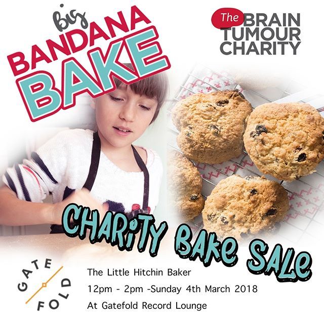 Between 12 and 2 today my little Erin the @littlehitchinbaker is doing a little Bake sale for the Brain Tumour Charity today @gatefold #Hitchin #gatefold #bakesale #teacakes #biscuits #rockcakes #cakes #shortbread  Come down for charity bakes with qualit… ift.tt/2FS73W3