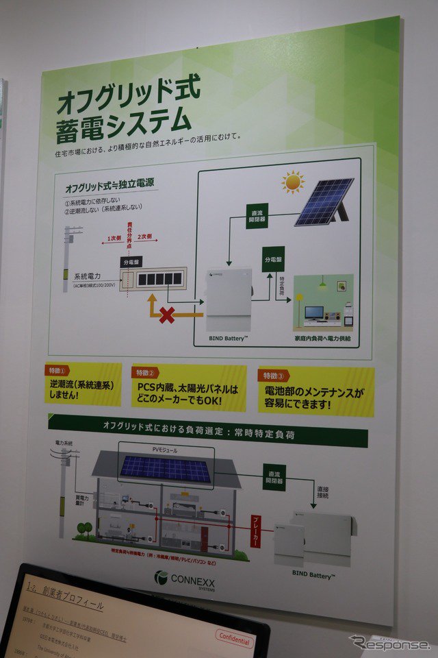 responsejp's tweet photo. 蓄電は質が問われる時代、CONNEXX SYSTEMSの提案…二次電池展2018
https://t.co/t1gDdcSvHC

#CONNEXXSYSTEMS #蓄電 https://t.co/wiZCArjZSB