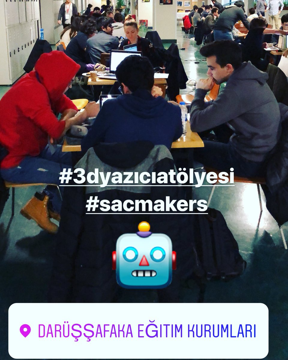 SAC_Makers's tweet photo. Darüşşafaka Eğitim Kurumlarının #3durak #autodesk #kworkslab desteğiyle düzenlediği Liselerarası 3D tasarım yarışmasındayız. #sacmakers @SACamerikan https://t.co/9VETPmmZIb