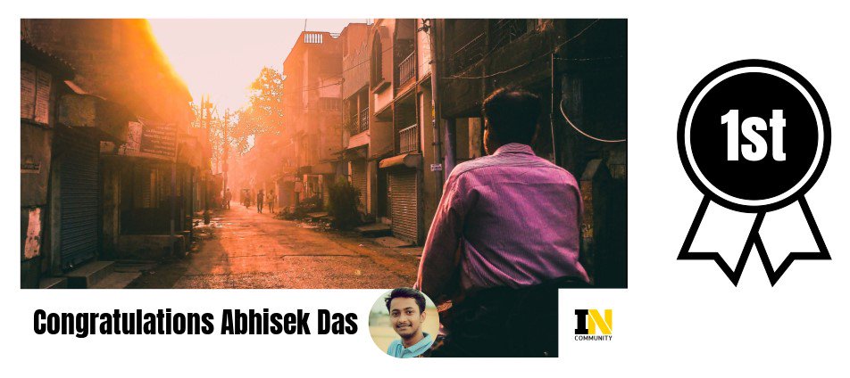 inewscommunity's tweet photo. 1st place: Congratulations Abhishek Das! keep it up..
#incphoto @inewscommunity @abhisek404 https://t.co/8giOZHaPNF