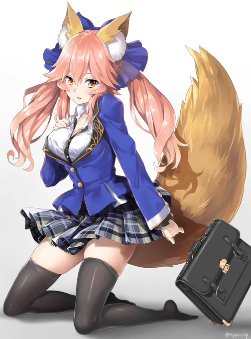 ブレザーたまも

#FGO
#玉藻の前 