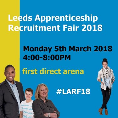 YorksAmbulance's tweet image. Are you interested in an apprenticeship with us? We’ll be at Leeds Apprenticeship Recruitment Fair at @fdarena tomorrow from 16.00-20.00 - #NAW2018 #LARF18 #10kTalks