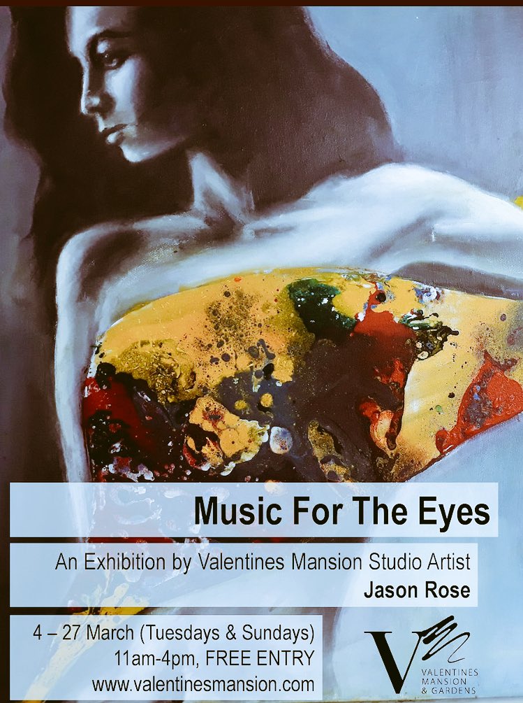 ValMansion's tweet photo. Today @ValMansion opening of a #New exhibition by #JasonRose
#Art #Artist #Essex #London #whatson #Timeout #Music #Pictures #Exhibition #Sunday #March #Today #gallery #Viewing #ValentinesMansion #Park #Eyes #Ears #Artistry #Londonlife #Redbridge #Donotmiss https://t.co/gCAl82pm8A