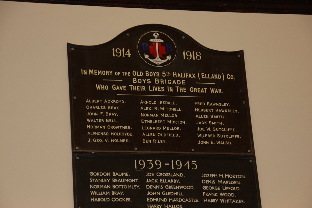 We are starting our #WorldWar project with the Company Section tonight focusing on these former BB members who gave their lives during the wars.